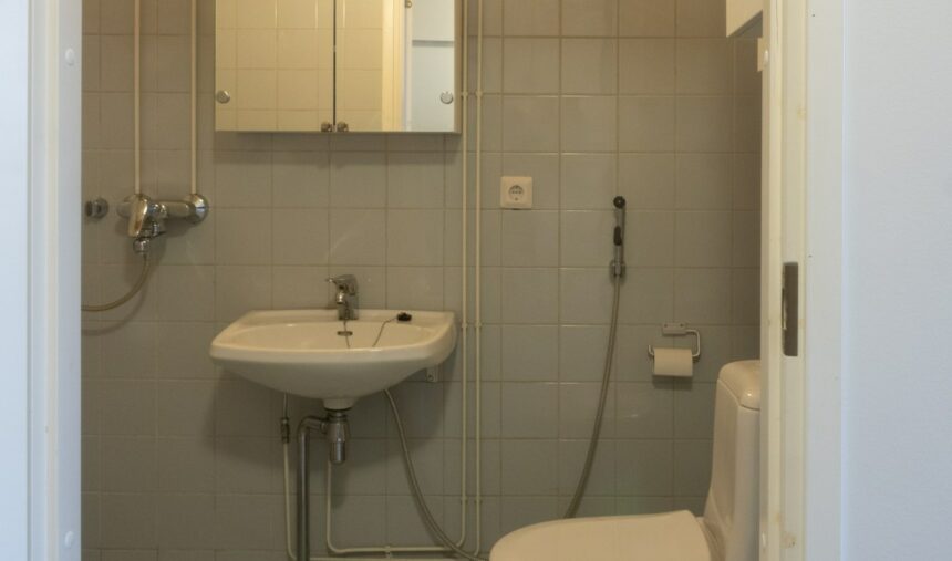 Bathroom of studio apartment