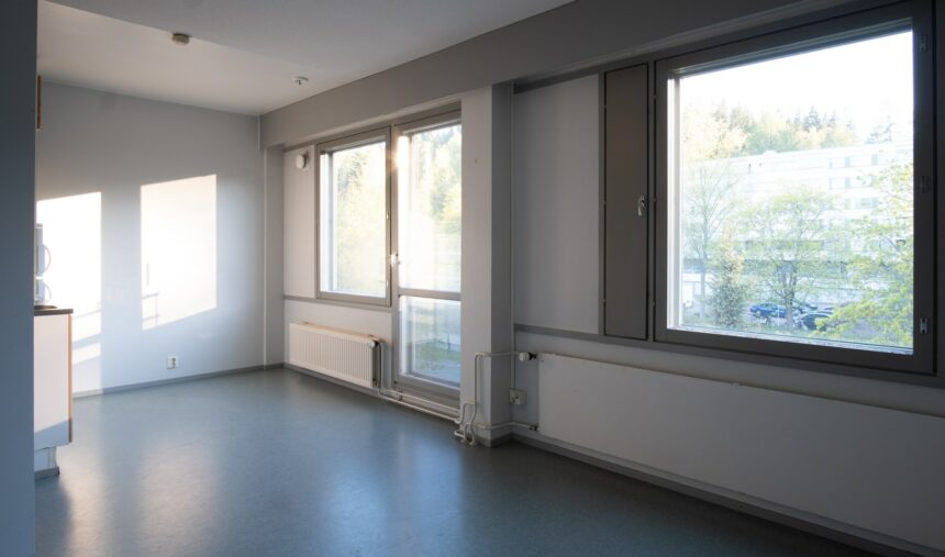 Picture of the apartment towards windows