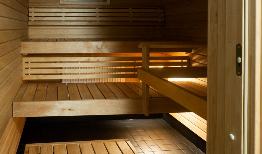 Picture of sauna.