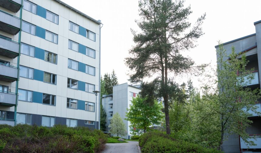 Picture from Myllyjärvi B-building from outside