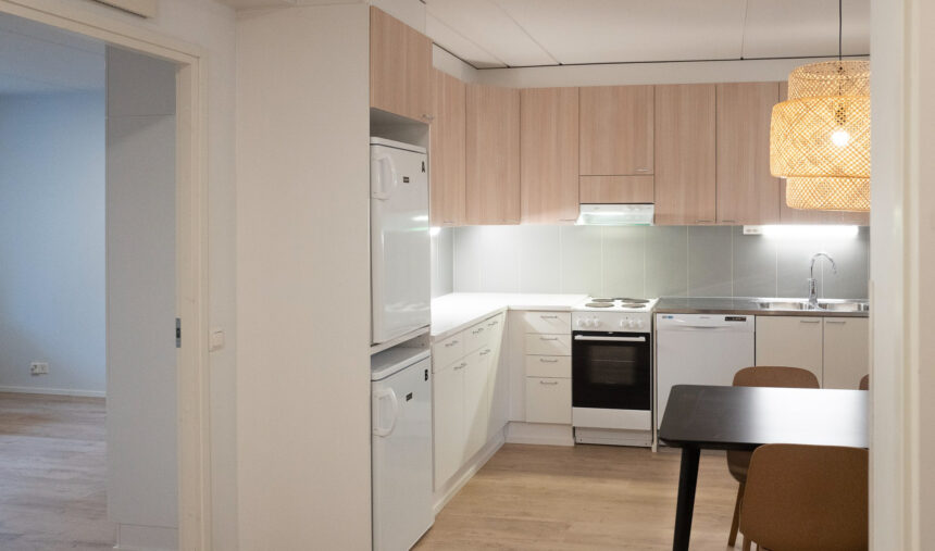 shared apartment kitchen